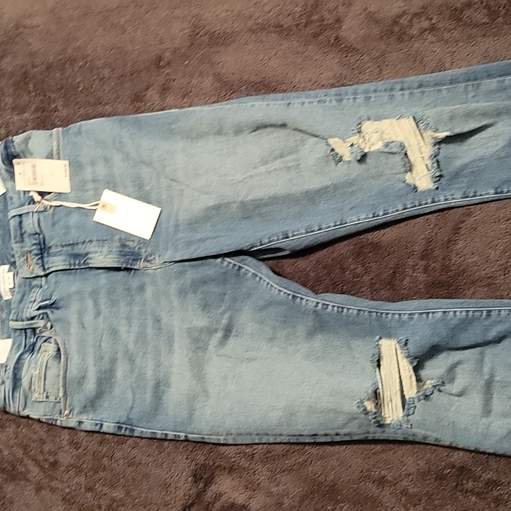 Good American sz 12 high rise vintage straight jeans